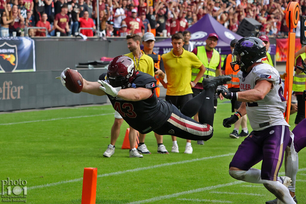 Frankfurt Galaxy, Rhein Fire, ELF, European League of Football, American Football, Photo101