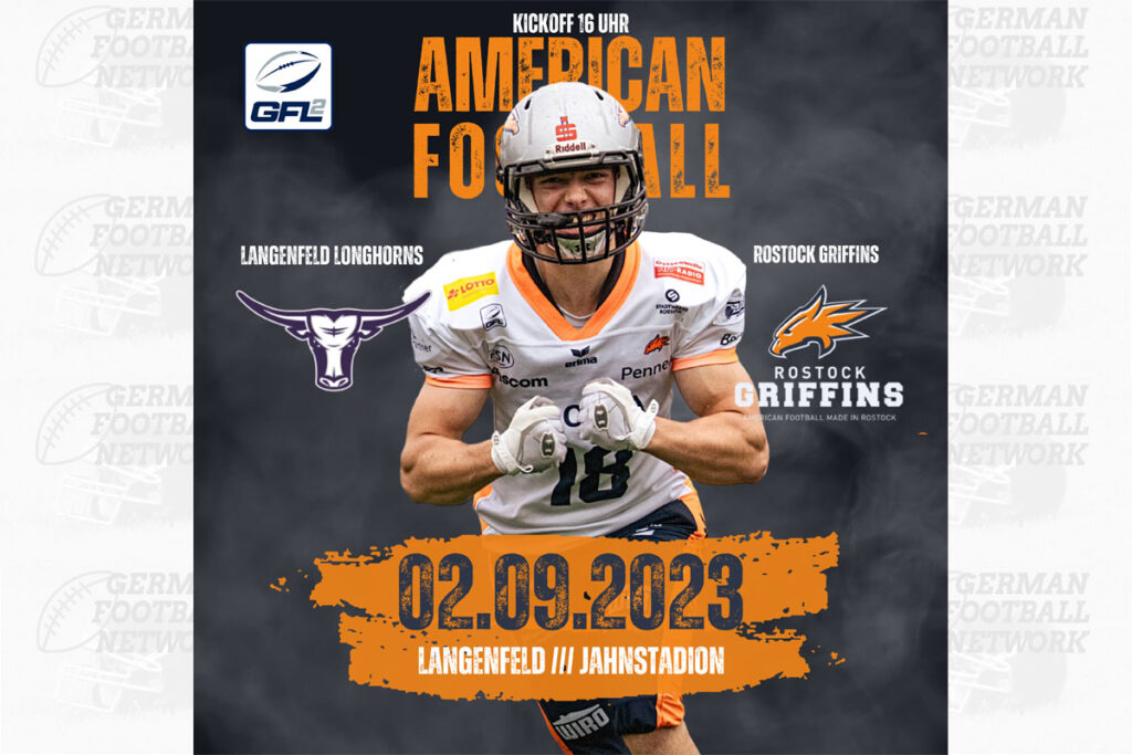 Rostock Griffins, Langenfeld Longhorns, GFL, AFVD, American Football, German Football Network