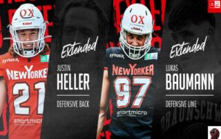 Lukas Baumann Justin Heller New Yorker Lions GFL