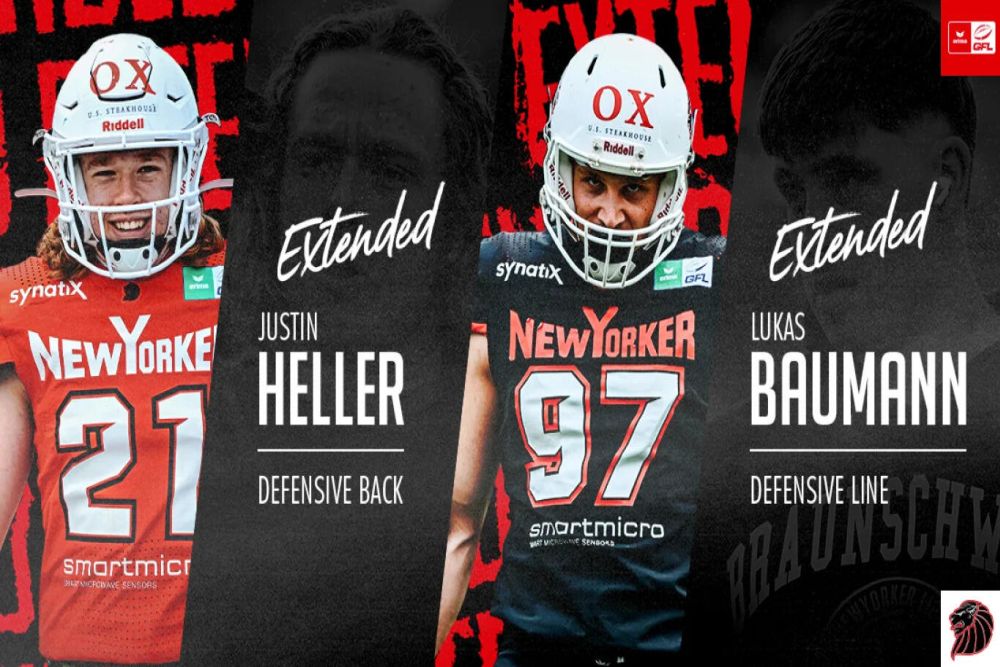 Lukas Baumann Justin Heller New Yorker Lions GFL