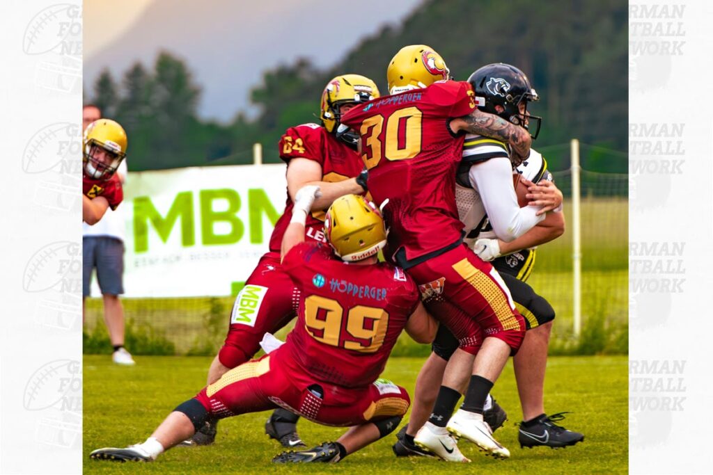 Prague Black Panthers, Telfs Patriots, AFL, AFBÖ, American Football, German Football Network,