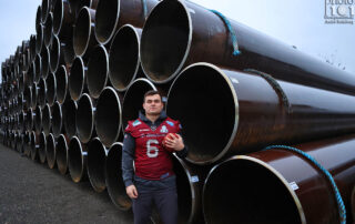 Sergej Kendus, Steelpipes, Stahlrohre, Rhein Fire, American Football, ELF, European League of Football, German Football Network, Photo101