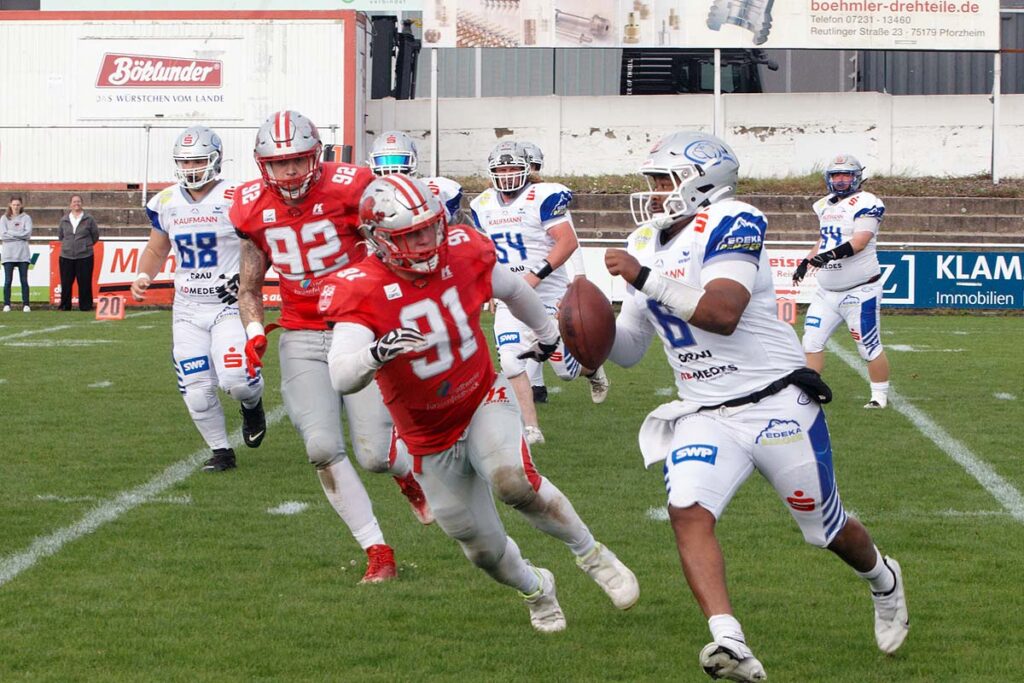 Pforzheim Wilddogs, Montabaur Fighting Farmers, American Football, AFVD, American Football Verband Deutschland, GFL, German Football League, GFL2, Regionalliga, German Football Network,