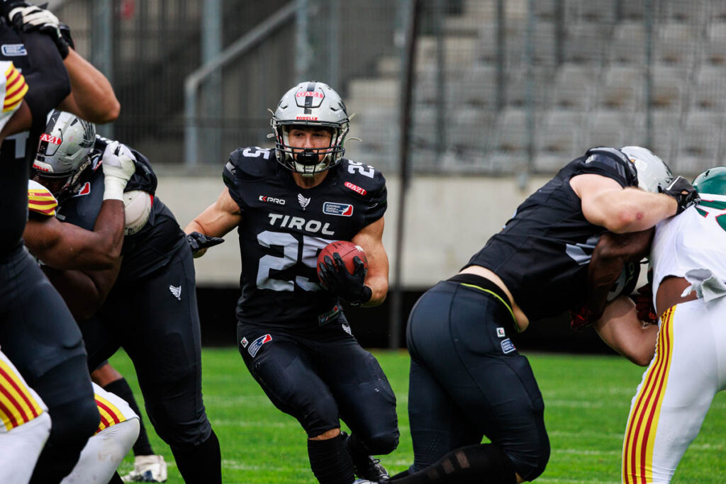 Raiders Tirol, Barcelona Dragons, American Football, ELF, European League of Football, German Football Network