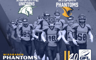 Wiesbaden Phantoms, American Football, AFVD, American Football Verband Deutschland, GFL, German Football League, GFL2, German Football Network,