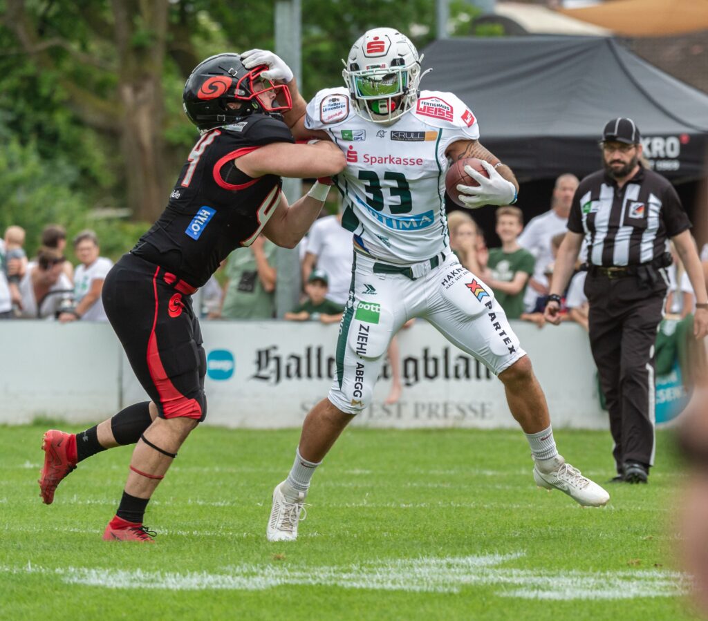 Schwäbisch Hall Unicorns, Saarland Hurricanes, American Football, AFVD, American Football Verband Deutschland, GFL, German Football League, GFL2, Regionalliga, German Football Network,