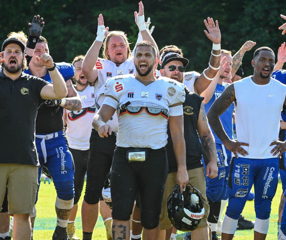 Gießen Golden Dragons, American Football, AFVD, American Football Verband Deutschland, GFL, German Football League, GFL2, Regionalliga, German Football Network,