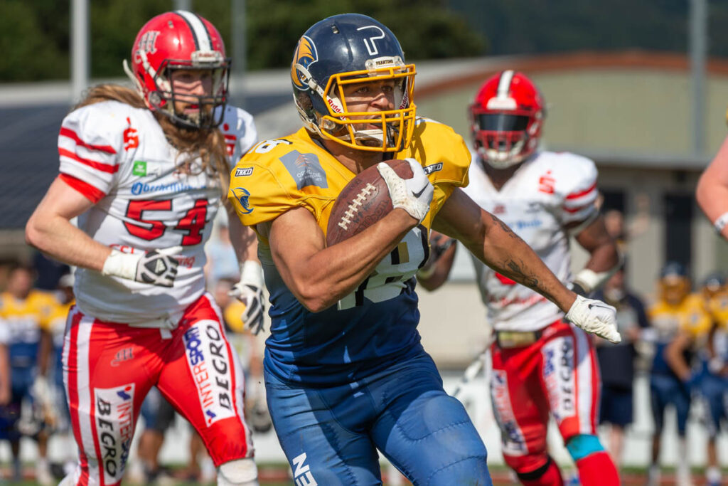 WiesbadenPhantoms, Marburg Mercenaries, American Football, AFVD, American Football Verband Deutschland, GFL, German Football League, GFL2, Regionalliga, German Football Network,