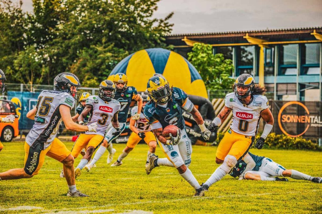 Hildesheim Invaders, Dresden Monarchs, American Football, AFVD, American Football Verband Deutschland, GFL, German Football League, GFL2, Regionalliga, German Football Network,