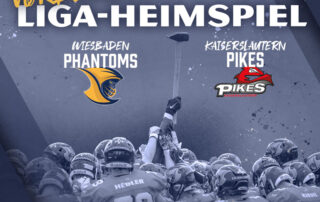 Wiesbaden Phantoms, Kaiserslautern Pikes, American Football, AFVD, American Football Verband Deutschland, GFL, German Football League, GFL2, Regionalliga, German Football Network,