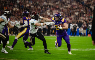 Rhein Fire, Vienna Vikings, American Football, ELF, European League of Football, Championship Game, German Football Network.