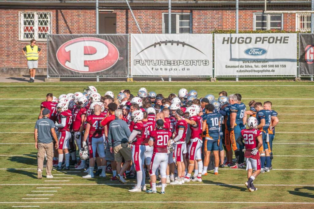 Rostock Griffins, Hamburg Pioneers, American Football, AFVD, American Football Verband Deutschland, GFL, German Football League, German Football Network, GFL2