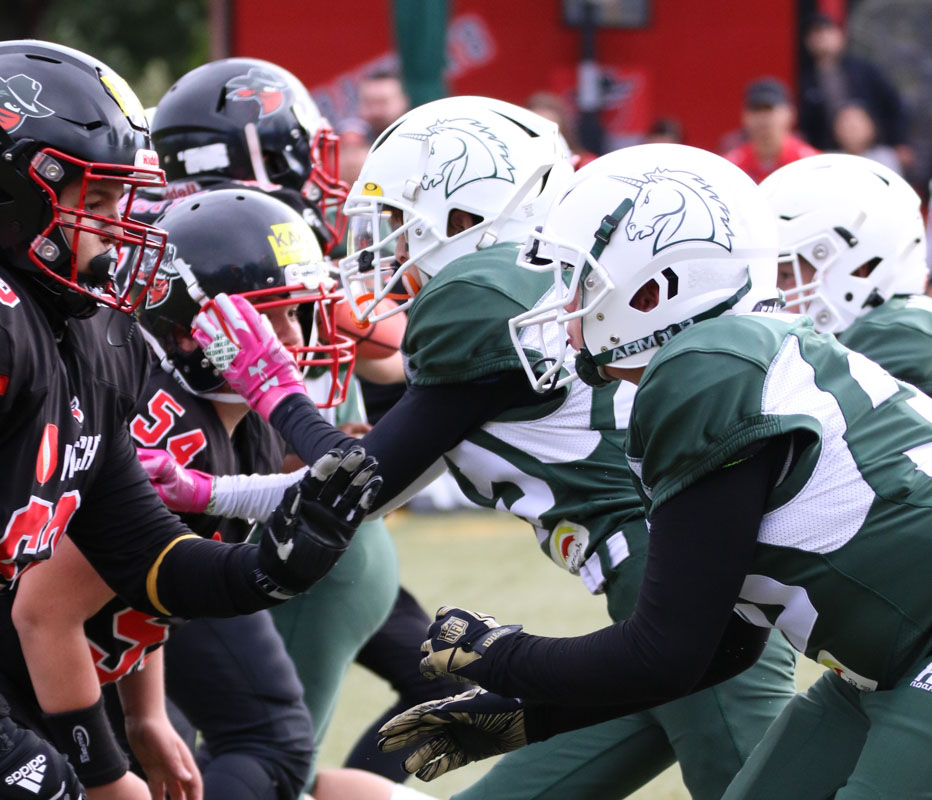 Schwäbisch Hall Unicorns U13, American Football, AFVD, American Football Verband Deutschland, GFL, German Football League, German Football Network