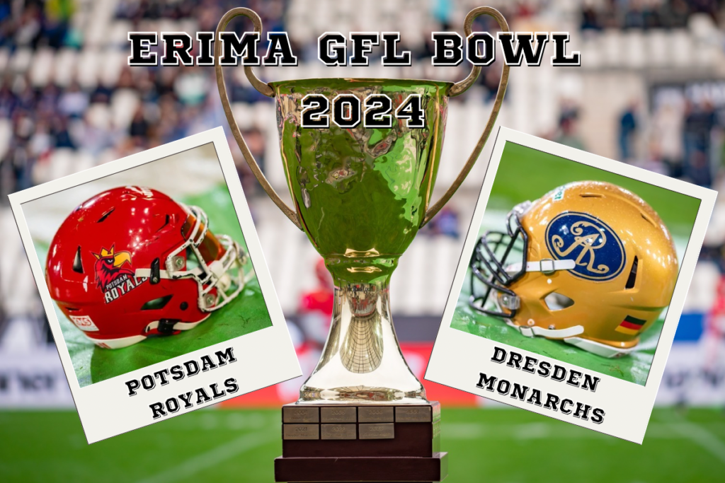 GFL Bowl 2024, Potsdam Royals, Dresden Monarchs, American Football, AFCV-NRW, AFVD, American Football Verband Deutschland, GFL, German Football League, German Football Network, Timo Dreier