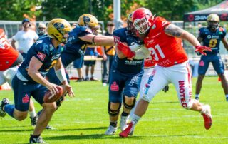 New Yorker Lions, German Football Network, GFN, German Football League, AFVD, GFL, DFFL, AFBÖ, AFLE, EFA, ELF, American Football, NFL, Football is family
