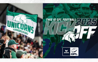 German Football Network, GFN, Schwäbisch Hall Unicorns, German Football League, AFVD, GFL, DFFL, AFBÖ, AFLE, EFA, ELF, American Football, NFL, Football is family