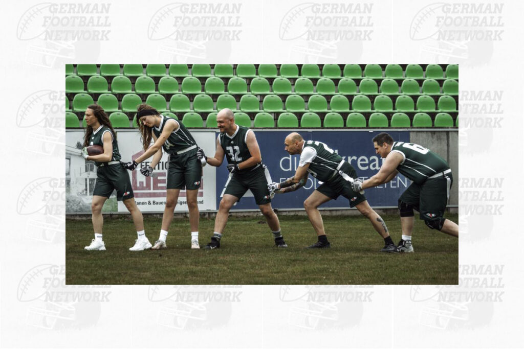 German Football Network, GFN, Schwäbisch Hall Unicorns Flag, German Football League, AFVD, GFL, DFFL, AFBÖ, AFLE, EFA, ELF, American Football, NFL, Football is family