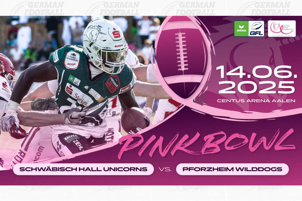 German Football Network, GFN, Schwäbisch Hall Unicorns, German Football League, AFVD, GFL, DFFL, AFBÖ, AFLE, EFA, ELF, American Football, NFL, Football is family