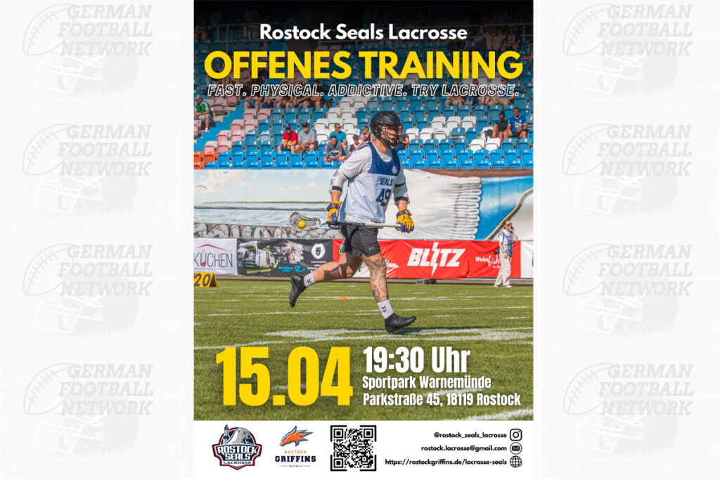 Rostock Seals, Rostock Griffins, German Football Network, GFN, German Football League, AFVD, GFL, DFFL, AFBÖ, AFLE, EFA, ELF, American Football, NFL, Football is family