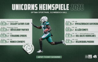 Schwäbisch Hall Unicorns, German Football Network, GFN, German Football League, AFVD, GFL, DFFL, AFBÖ, AFLE, EFA, ELF, American Football, NFL, Football is family