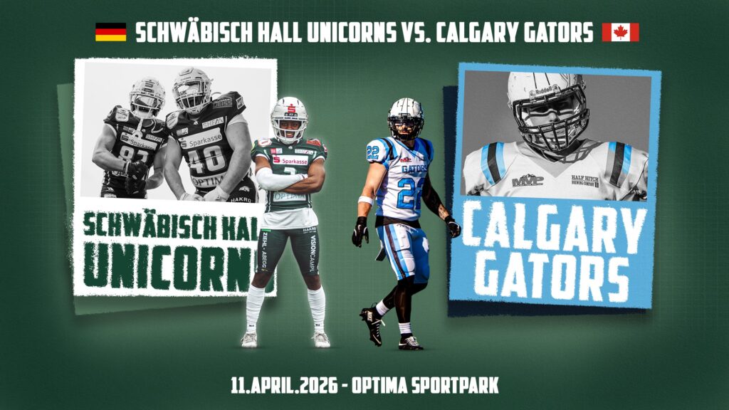 Schwäbisch Hall Unicorns, German Football Network, GFN, German Football League, AFVD, GFL, DFFL, AFBÖ, AFLE, EFA, ELF, American Football, NFL, Football is family