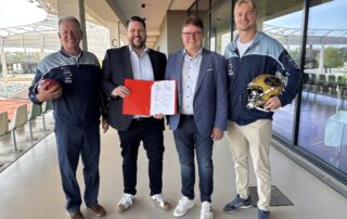 Dresden Monarchs, German Football Network, GFN, German Football League, AFVD, GFL, DFFL, AFBÖ, AFLE, EFA, ELF, American Football, NFL, Football is family