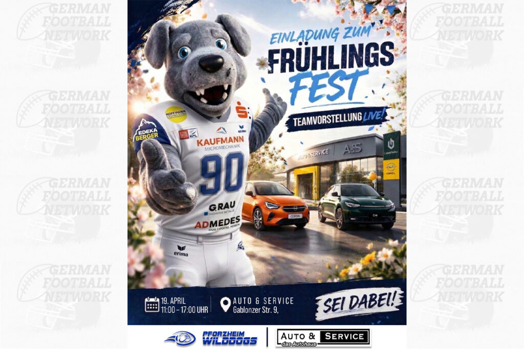 Pforzheim Wilddogs, Albershausen Crusaders, American Football, AFVD, American Football Verband Deutschland, GFL, German Football League, GFL2, Regionalliga, German Football Network,