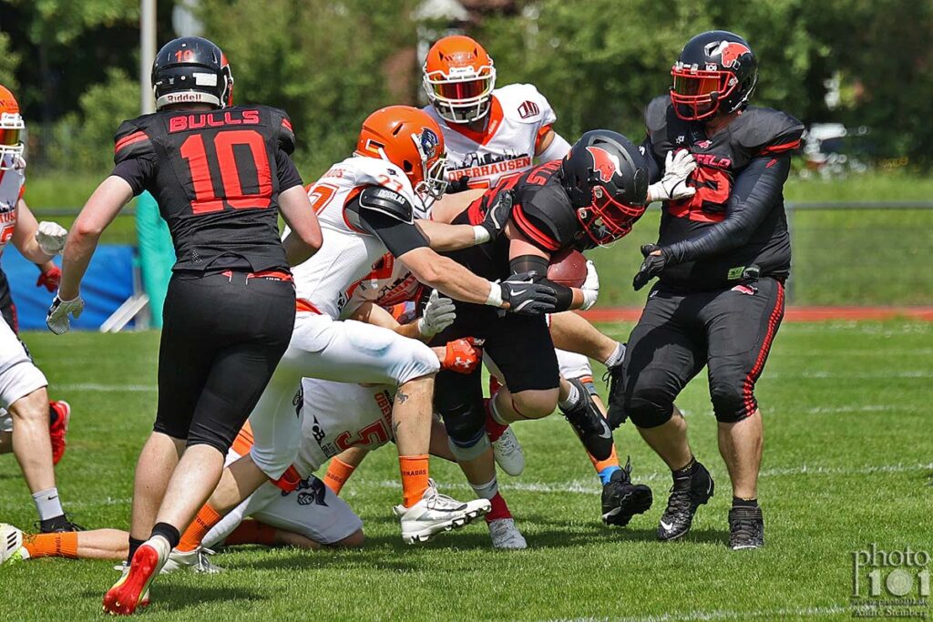 Oberhausen Tornados, Coesfeld Bulls, German Football Network, GFN, German Football League, AFVD, GFL, DFFL, AFBÖ, AFLE, EFA, ELF, American Football, NFL, Football is family