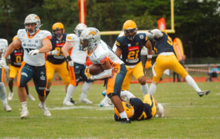 Rostock Griffins, Elmshorn Fighting Pirates, German Football Network, GFN, German Football League, AFVD, GFL, DFFL, AFBÖ, AFLE, EFA, ELF, American Football, NFL, Football is family