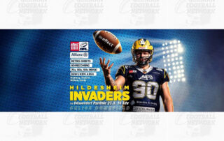 Hildesheim Invaders, American Football, AFVD, American Football Verband Deutschland, GFL, German Football League, GFL2, Regionalliga, German Football Network,
