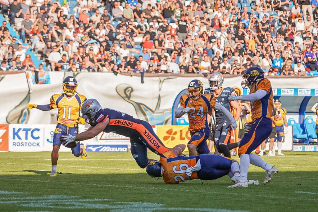 Rostock Griffins, German Football Network, GFN, German Football League, AFVD, GFL, DFFL, AFBÖ, AFLE, EFA, ELF, American Football, NFL, Football is family