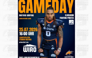 Rostock Griffins, German Football Network, GFN, German Football League, AFVD, GFL, DFFL, AFBÖ, AFLE, EFA, ELF, American Football, NFL, Football is family