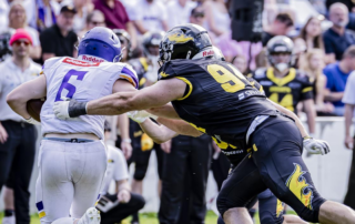 In der Wild Card Round kommt es zum Duell zwischen den Speedfit Vienna Knights und den AFC Vienna Vikings!