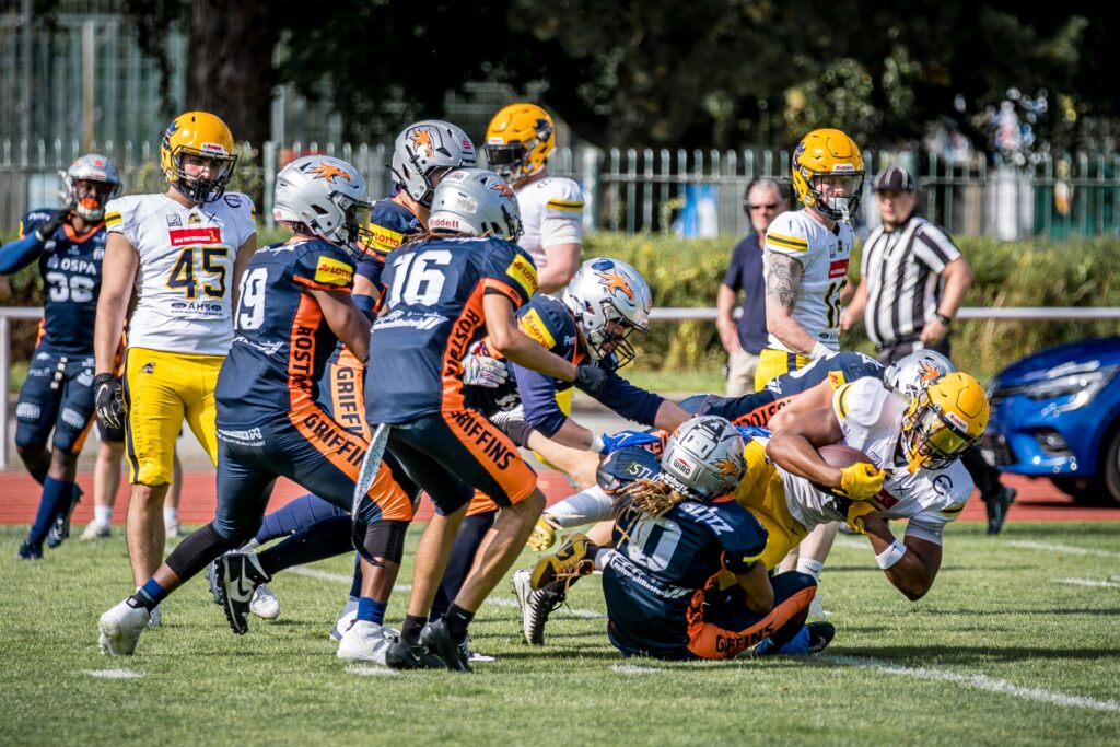 Rostock Griffins, German Football Network, GFN, German Football League, AFVD, GFL, DFFL, AFBÖ, AFLE, EFA, ELF, American Football, NFL, Football is family