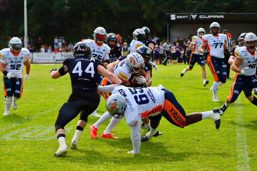 Rostock Griffins, German Football Network, GFN, German Football League, AFVD, GFL, DFFL, AFBÖ, AFLE, EFA, ELF, American Football, NFL, Football is family