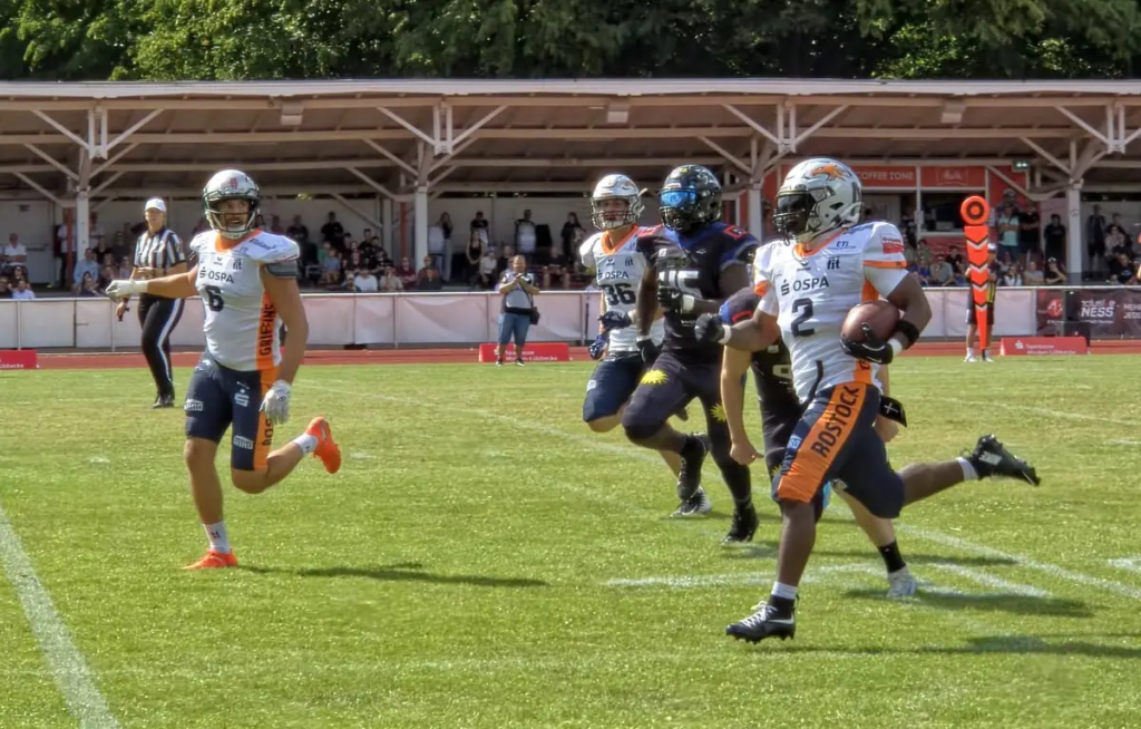 Rostock Griffins, German Football Network, GFN, German Football League, AFVD, GFL, DFFL, AFBÖ, AFLE, EFA, ELF, American Football, NFL, Football is family